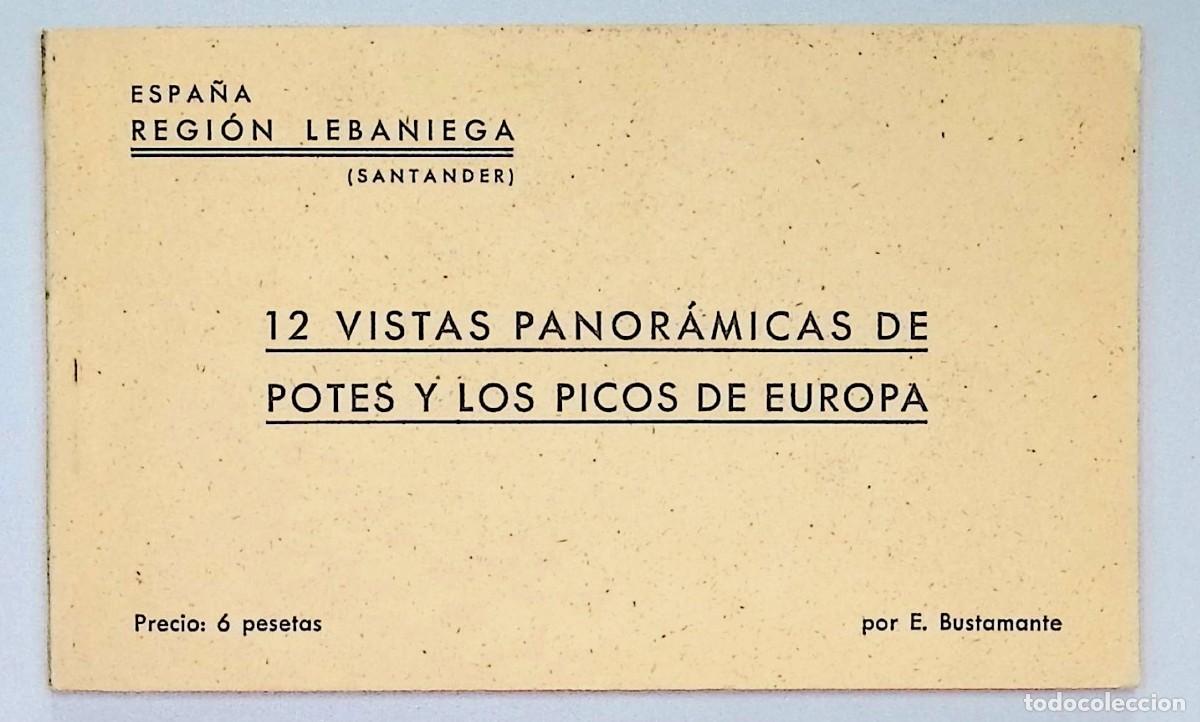 Postales: Espa&ntilde;a. Regi&oacute;n lebaniega (Santander). 12 vistas panor&aacute;micas de Potes y los Picos de Europa.