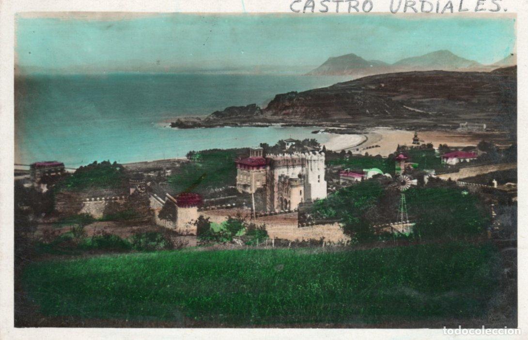 Postkarten: BONITA POSTAL - CASTRO-URDIALES (SANTANDER) - CASTILLO DE OCHARAN - LA PLAYA Y COTOLINO - CASA FELIX