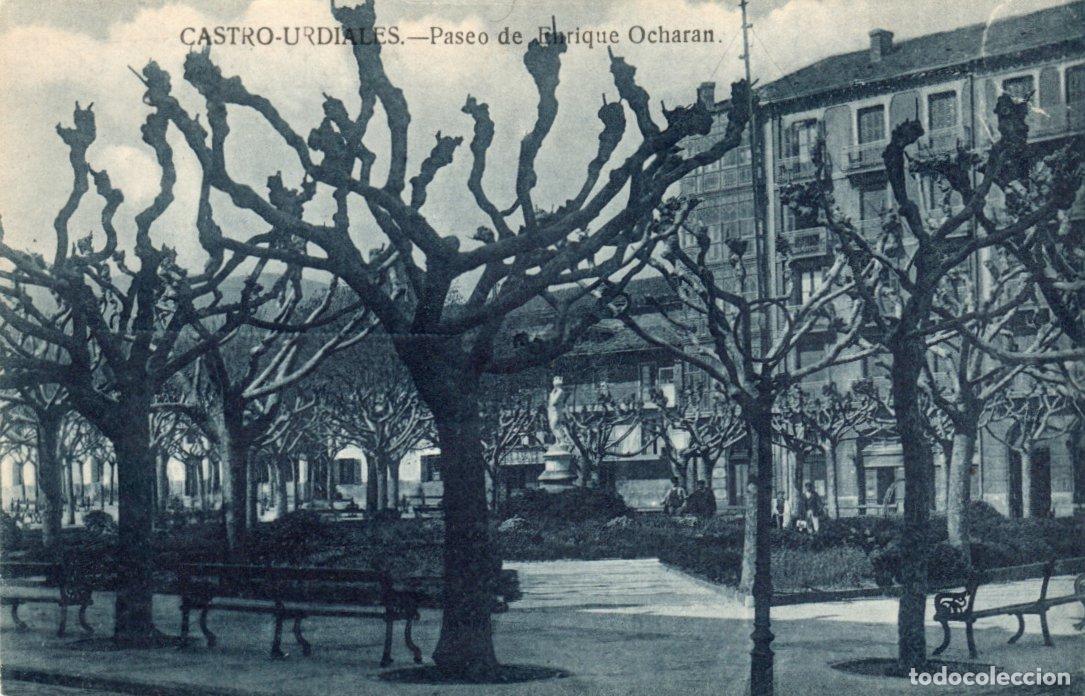 Postkarten: BONITA POSTAL - CASTRO-URDIALES (SANTANDER) - PASEO DE ENRIQUE OCHARAN - EDICIONES CASA FELIX