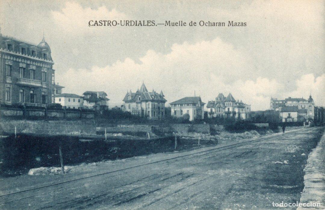 Postkarten: BONITA POSTAL - CASTRO-URDIALES (SANTANDER) - MUELLE DE OCHARAN MAZAS - EDICIONES CASA FELIX