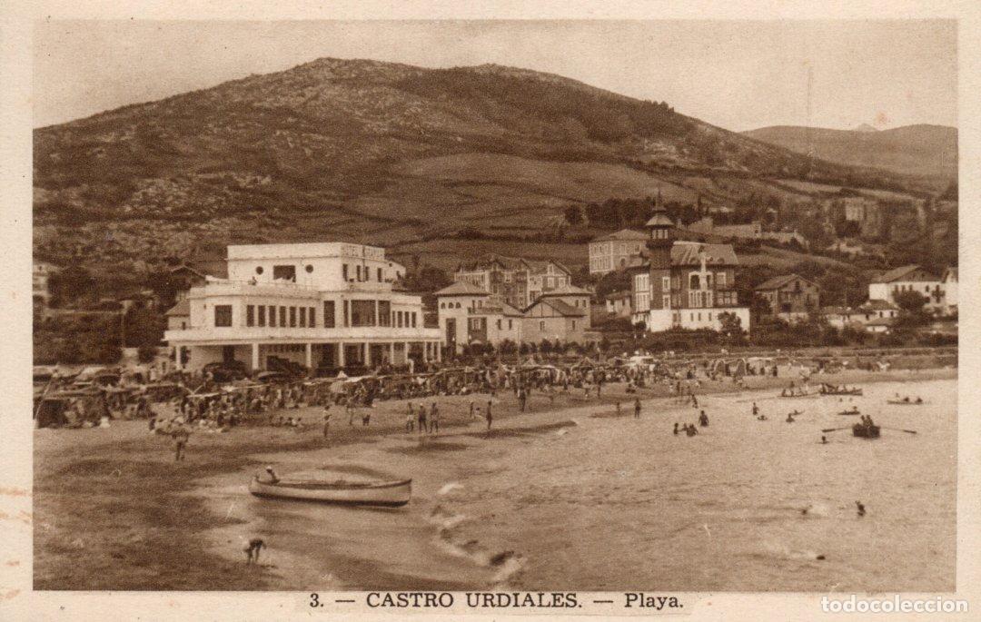 Postales: BONITA POSTAL - CASTRO-URDIALES (SANTANDER) - PLAYA - L. ROISIN