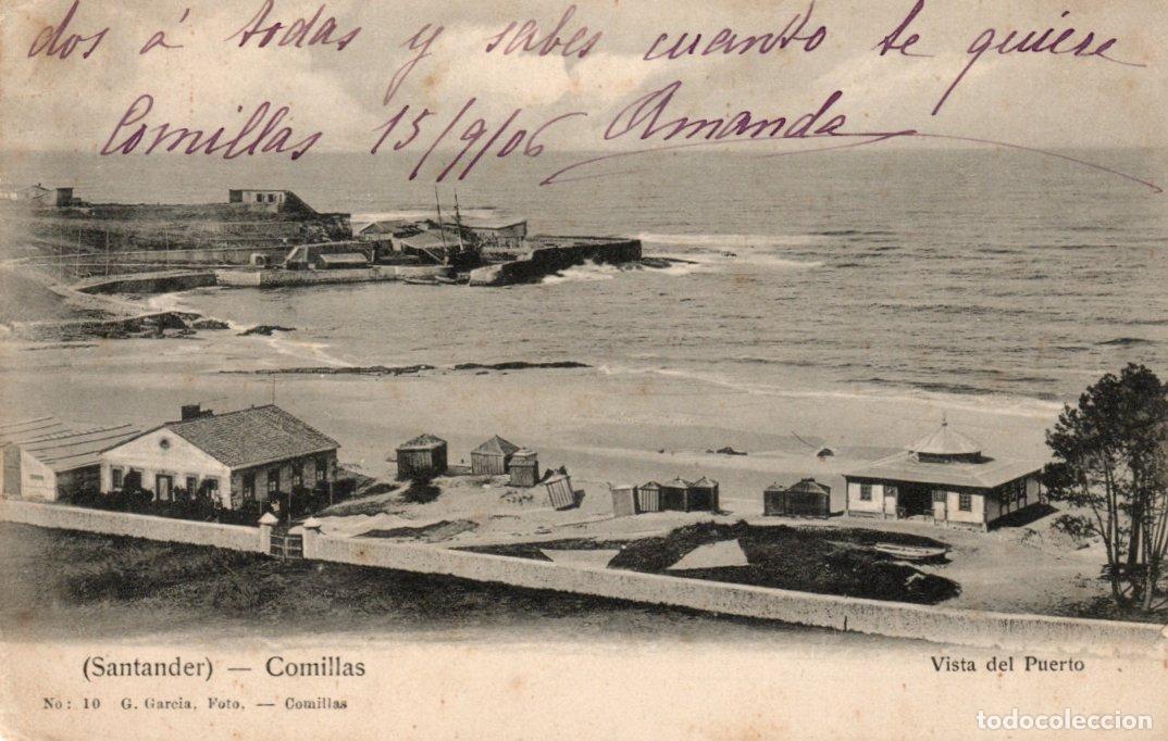 Postkarten: BONITA POSTAL - COMILLAS (SANTANDER) - VISTA DEL PUERTO - G. GARCIA. FOTO