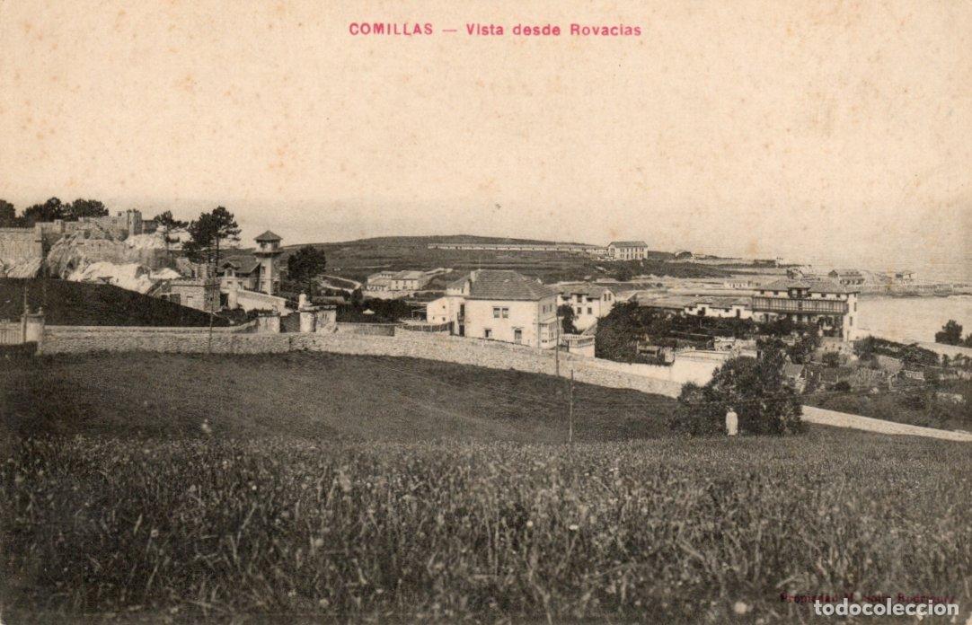 Postkarten: BONITA POSTAL - COMILLAS (SANTANDER) - VISTA DESDE ROVACIAS - PROPIEDAD M. SOLIS RODRIGUEZ