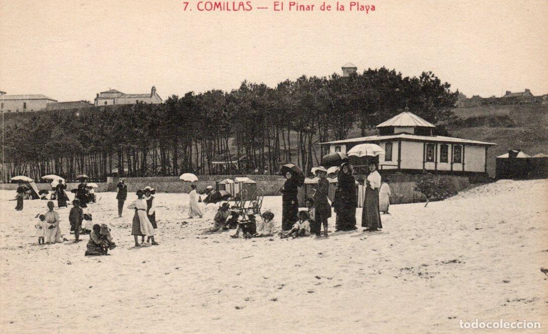 Postkarten: BONITA POSTAL - COMILLAS (SANTANDER) - EL PINAR DE LA PLAYA - M. SOLIS. EDITOR