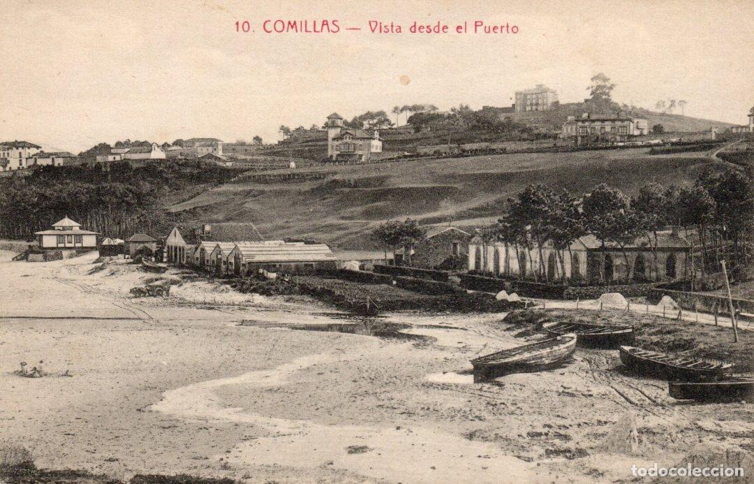 Postkarten: BONITA POSTAL - COMILLAS (SANTANDER) - VISTA DESDE EL PUERTO - M. SOLIS. EDITOR