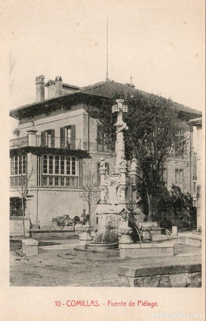 Postkarten: BONITA POSTAL - COMILLAS (SANTANDER) - FUENTE DE PIELAGO - M. SOLIS. EDITOR