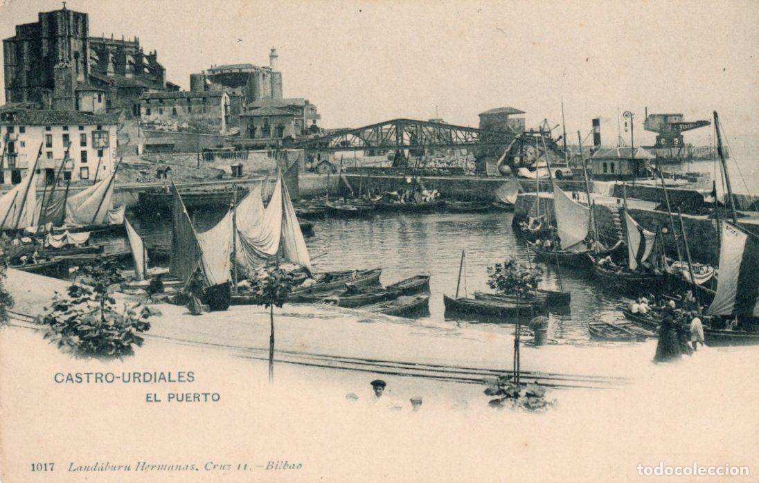 Postkarten: MAGNIFICA POSTAL - CASTRO-URDIALES (SANTANDER) - EL PUERTO - LANDAB&Uacute;RU HERMANAS