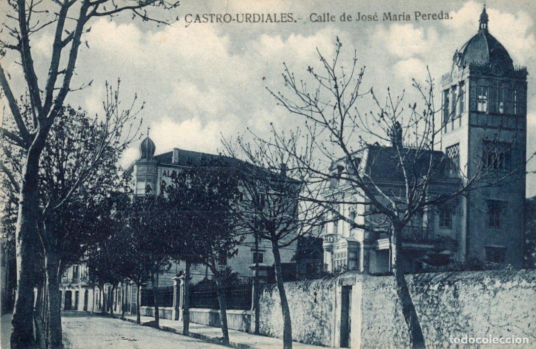 Postkarten: BONITA POSTAL - CASTRO-URDIALES (SANTANDER) - CALLE DE JOSE MARIA PEREDA - EDICIONES CASA FELIX