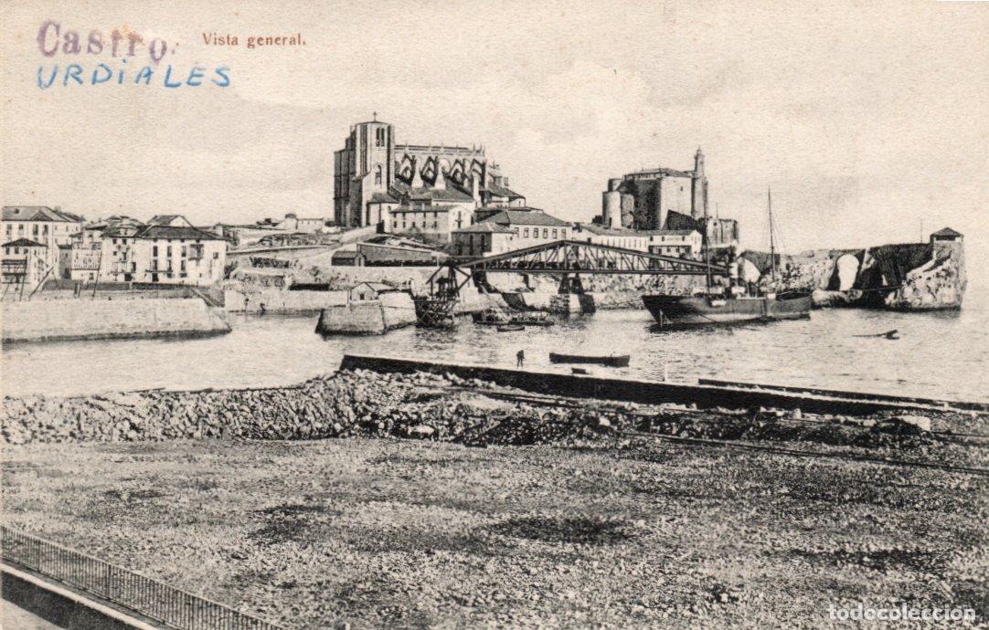 Cartoline: BONITA POSTAL - CASTRO-URDIALES (SANTANDER) - VISTA GENERAL - L.G. BILBAO