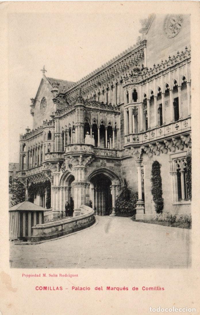 Postkarten: BONITA POSTAL - COMILLAS (SANTANDER) - PALACIO DEL MARQUES DE COMILLAS - M. SOLIS RODRIGUEZ