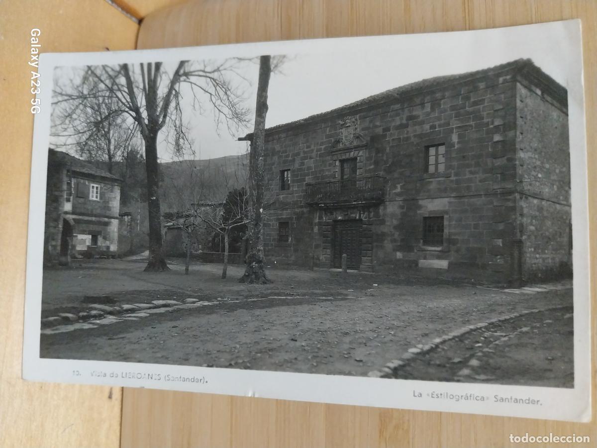 Postkarten: LI&Eacute;RGANES ED ESTILOGRAFICA 10 CIRCULADA A&Ntilde;O 1954