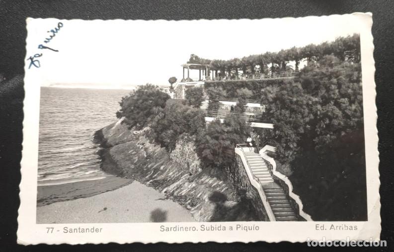 Postkarten: SANTANDER, SARDINERO, SUBIDA A PIQUIO, POSTAL ANTIGUA