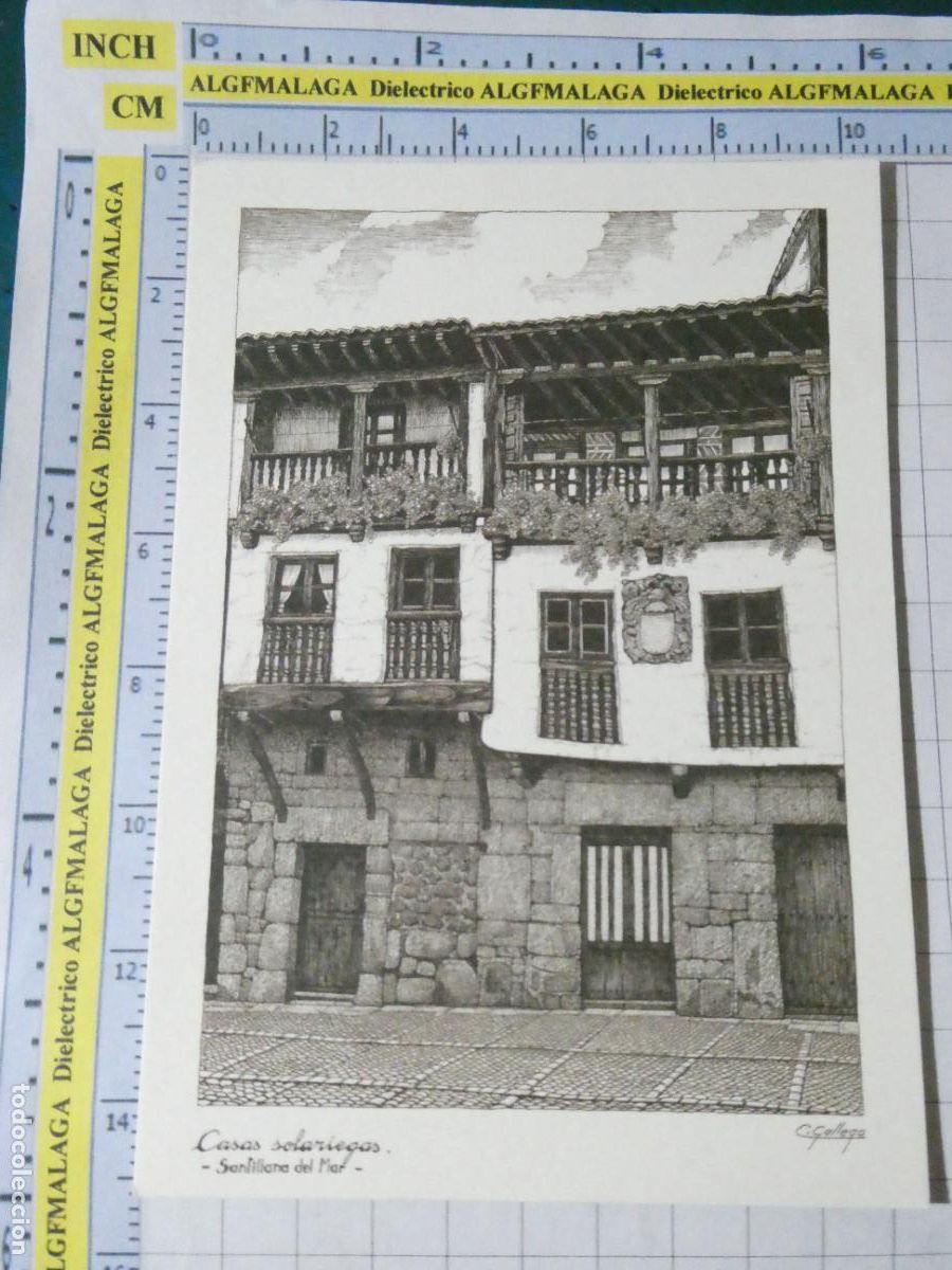 Postales: POSTAL DE CANTABRIA. CASAS SOLARIEGAS DE SANTILLANA DEL MAR. 2543