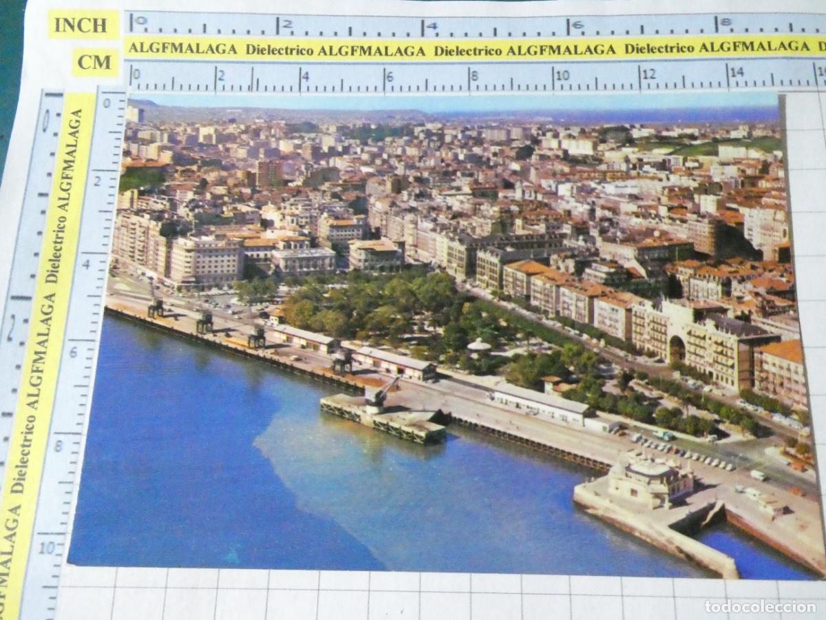 Postales: POSTAL DE CANTABRIA. A&Ntilde;O 1970 SANTANDER VISTA AEREA DEL MUELLE 8 CALVO. 2557