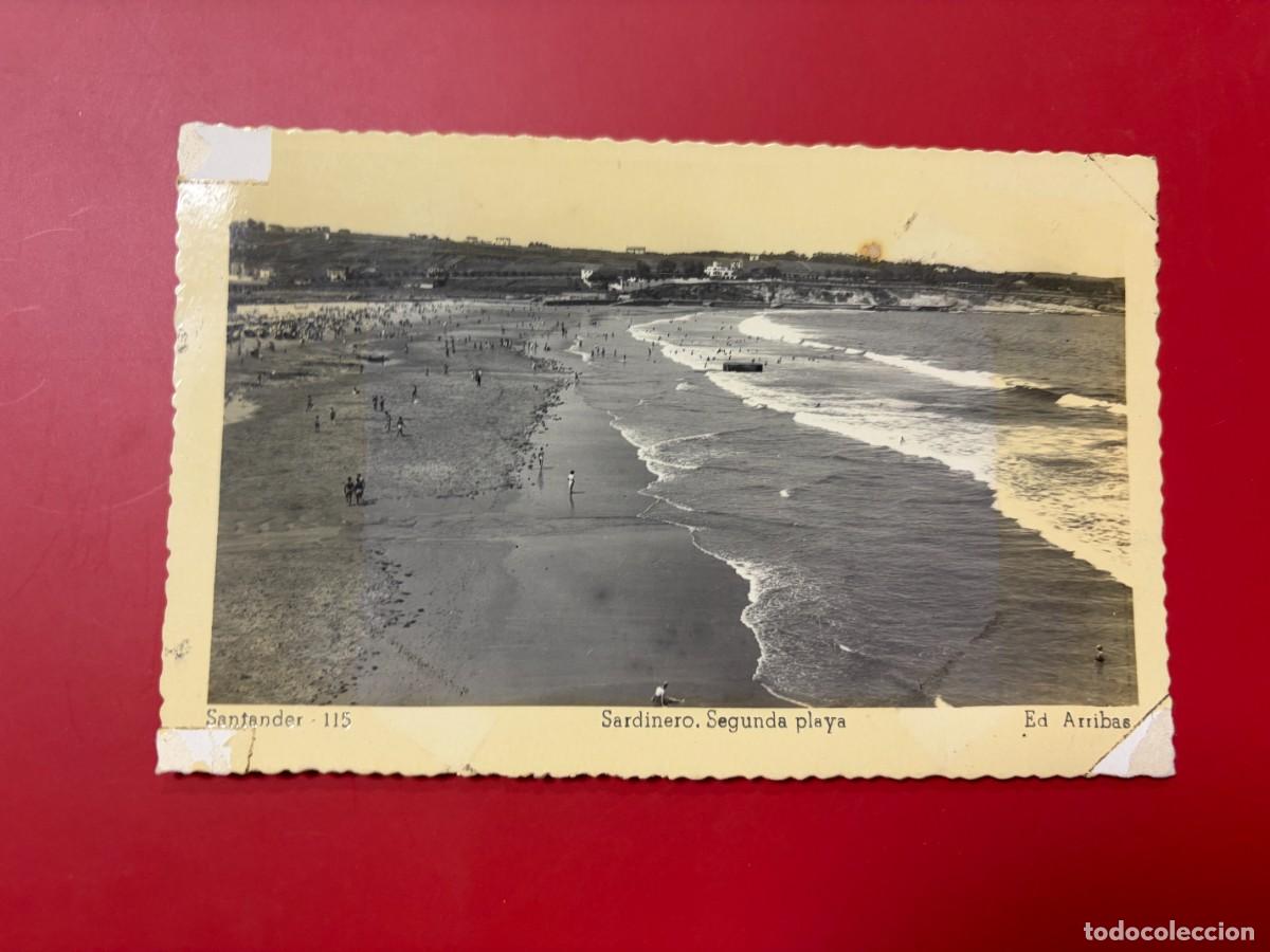 Postales: TARJETA POSTAL FOTOGR&Aacute;FICA - SARDINERO - SEGUNDA PLAYA- SANTANDER - 115 - ED. ARRIBAS