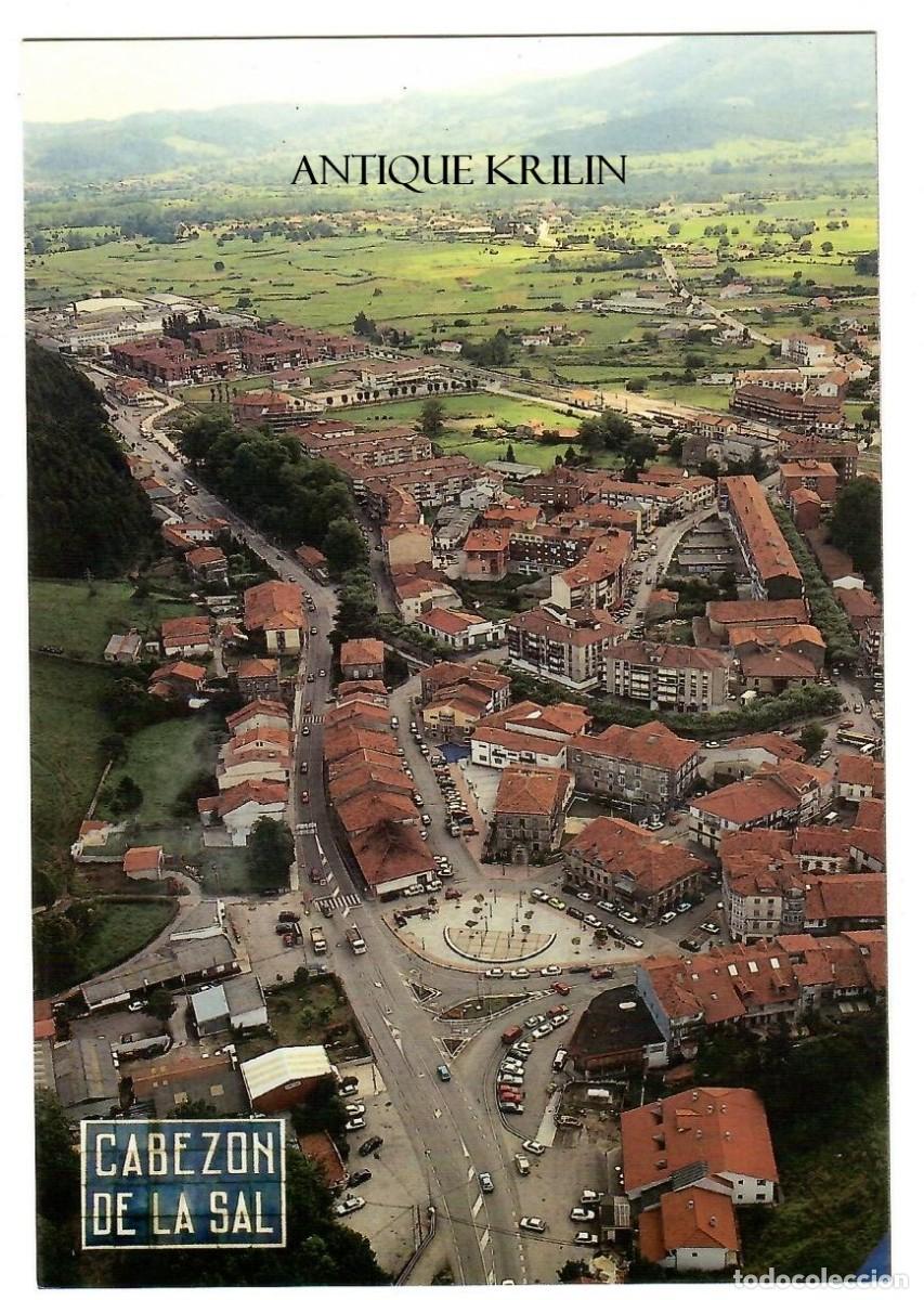 Postales: CABEZON DE LA SAL / VISTA AEREA / FOTO JAVIER ROSENDO / SIN FRANQUEAR
