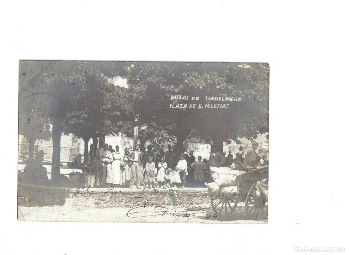 Postales: TORRELAVEGA. PLAZA DE B. IGLESIAS