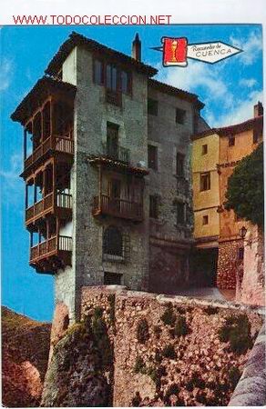 Postales: CUENCA, casas colgadas - Recuerdo de CUENCA - Foto 1