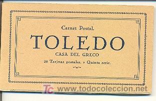 Postales: 7-1462. Librito Postales Toledo. Casa del Greco - Foto 1