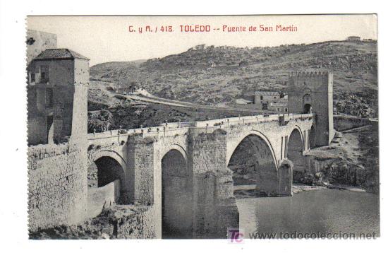 Postkarten: Toledo - Puente de San Martin