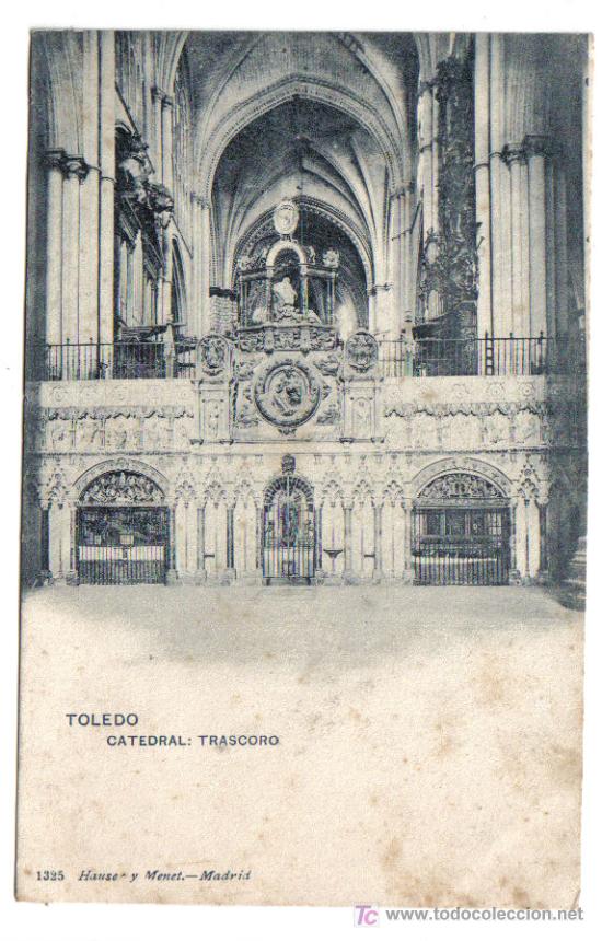Postais: Toledo - Catedral - Trascoro