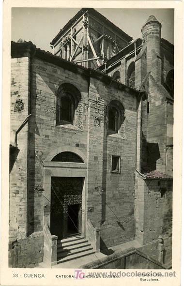 Postales: CUENCA CATEDRAL ENTRADA LATERAL - Foto 1