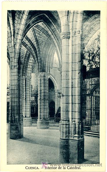 Postales: CUENCA INTERIOR DE LA CATEDRAL - Foto 1