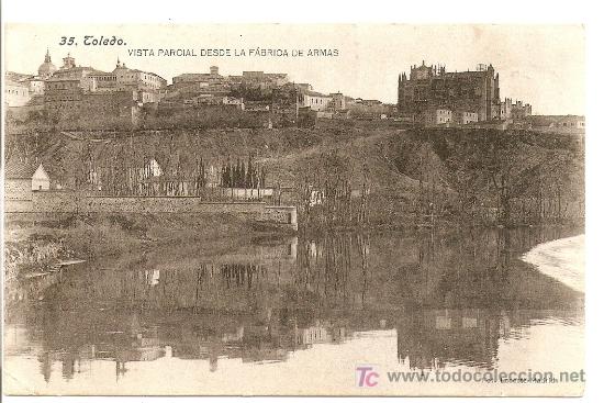 Postcards: Toledo - Vista Parcial desde la F&aacute;brica de Armas 1906