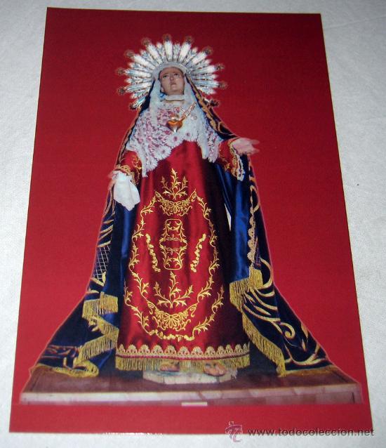 Postais: ANTIGUA POSTAL DE ALCARAZ - NUESTRA SE&Ntilde;ORA DE LOS DOLORS ROQUE LOPEZ - EXPOSICION DIDACTICA ALCARAZ,
