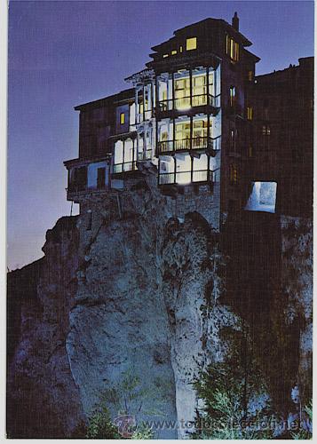 Postales: Cuenca - Casas Colgadas (nocturno) - Foto 1