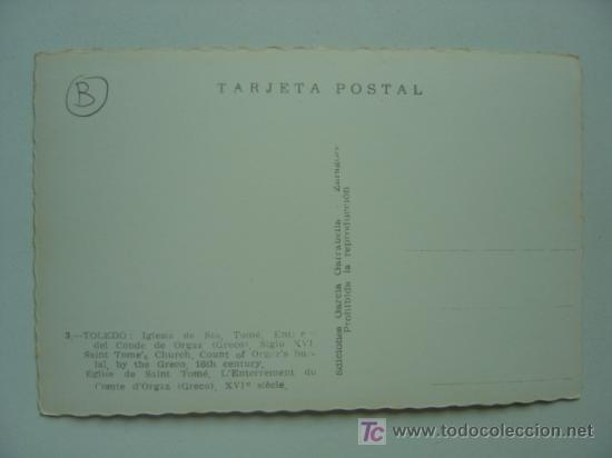 Postales: TOLEDO - REF.: L-185 - Foto 2