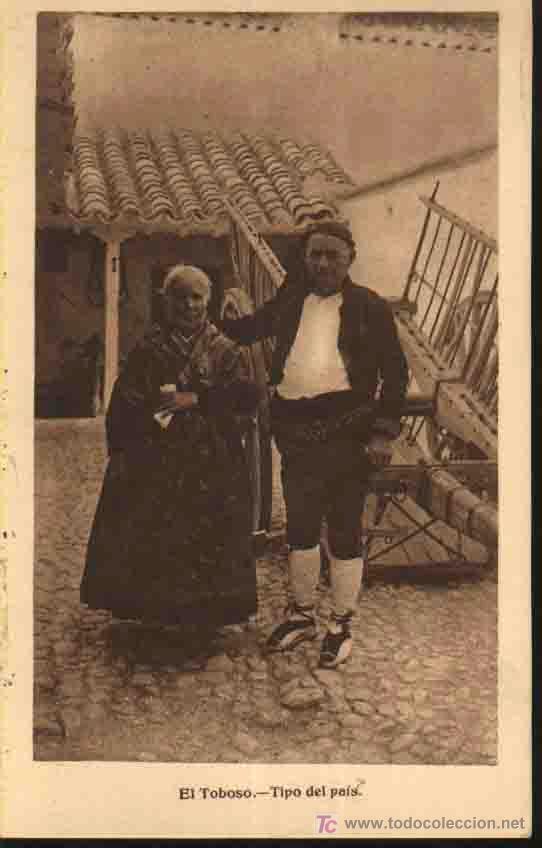Postkarten: Postal Antigua : El Toboso - Tipos del pa&iacute;s. Fot.Belda