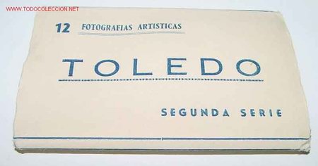 Postales: ANTIGUO LIBRILLO DE 12 FOTOGRAFIAS ARTISTICAS DE TOLEDO - SEGUNDA SERIE - HELITIOPIA VIRIATO - MIDE