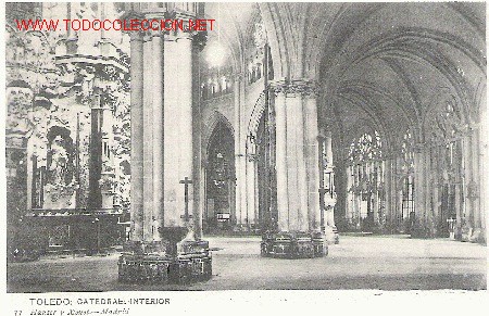 Postales: TOLEDO.CATEDRAL: INTERIOR - Foto 1