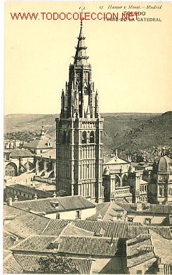 Postales: Toledo. Torre de la catedral - Foto 1