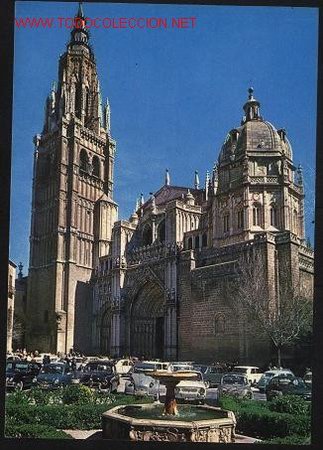 Postales: postal - catedral de Toledo, escrita y circulada en 1978