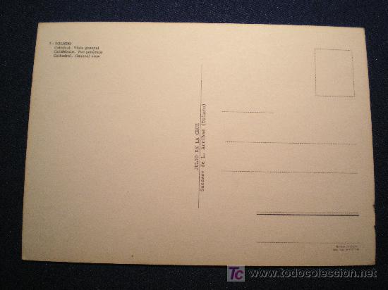 Postales: POSTAL DE TOLEDO - CATEDRAL - Foto 2