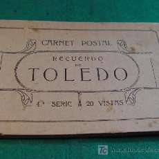 Postales: RECUERDO DE TOLEDO - 4ª SERIE - 20 VISTAS - GRAFOS MADRID - AÑOS 1920´S