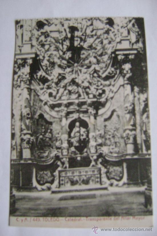Postais: TOLEDO.CATEDRAL.-TRANSPARENTE DEL ALTAR MAYOR   08002