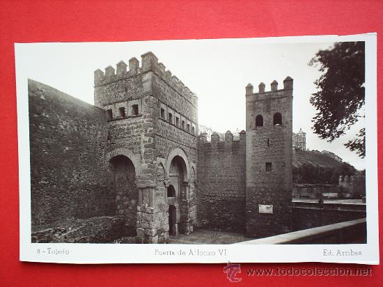 Postcards: TOLEDO--N.8 --PUERTA DE ALFONSOVI-SIN CIRCULAR