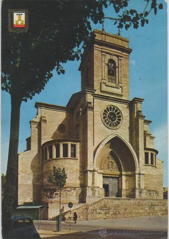 Postales: TARJETA POSTAL LA CATEDRAL PRIMERA COLECCI&Oacute;N DE CATEDRALES ALBACETE