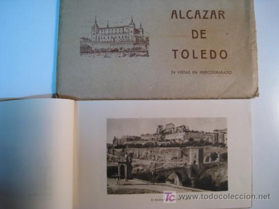 Postkarten: ALCAZAR DE TOLEDO DESPUES DEL ASEDIO. ALBUM BLOC 24 VISTAS