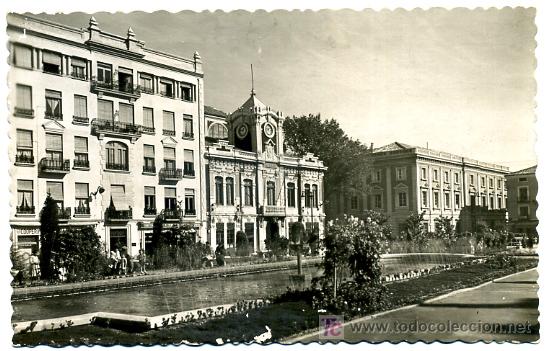 Postais: ALBACETE, JARDINES DE LA PLAZA DEL CAUDILLO,    P24760