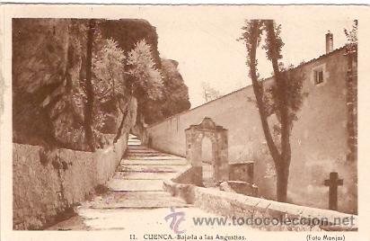 Postales: POSTAL CUENCA BAJADA A LAS ANGUSTIA S - Foto 1