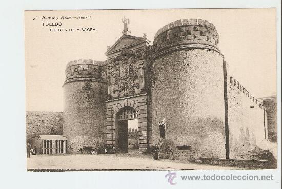Postais: Toledo - Puerta de Visagra