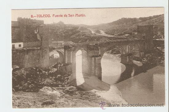 Postais: Toledo - Puente de San Mart&iacute;n