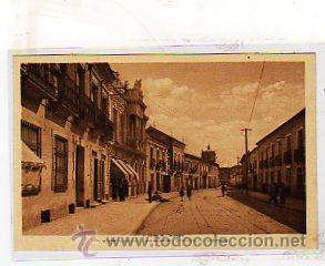 Postkarten: Ciudad Real. Alcazar de San Juan. Calle de Castelar, al fondo Torre del Ayuntamiento  L. Roisin.n&ordm; 3