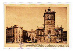 Postkarten: Ciudad Real. Alcazar de San Juan. Casa Consistorial. Coche de &eacute;poca.  L. Roisin.n&ordm; 5