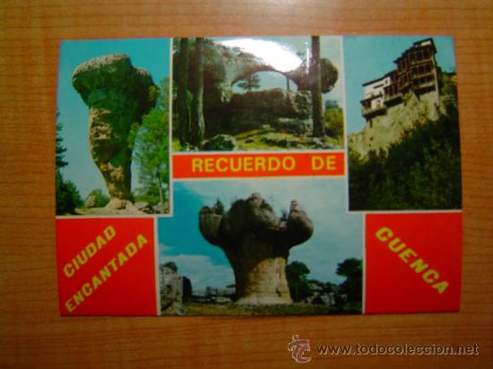 Postales: POSTAL CUENCA CIUDAD ENCANTADA SIN CIRCULAR - Foto 1