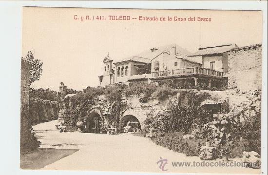 Postais: TOLEDO - ENTRADA DE LA CASA DEL GRECO